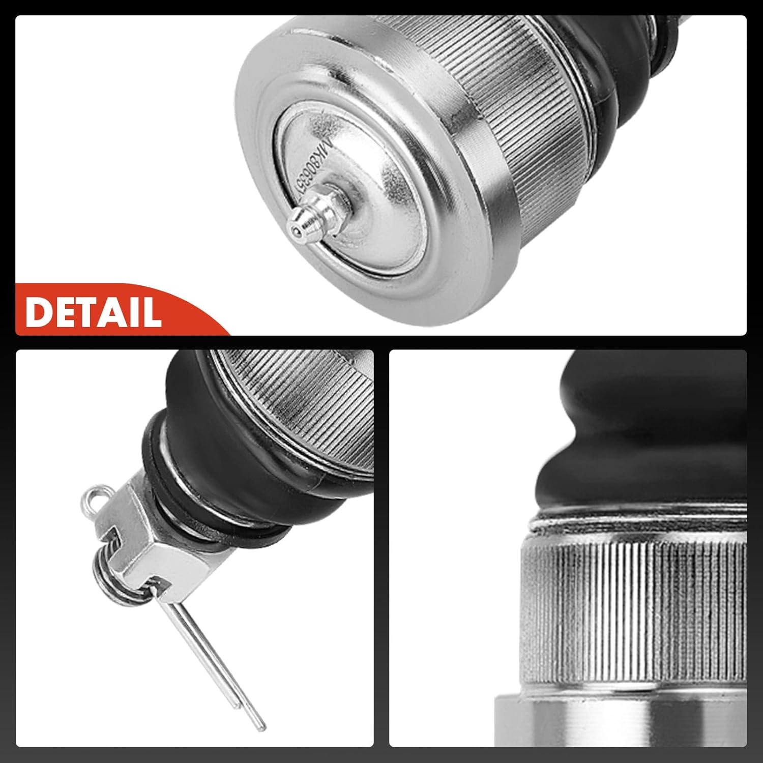 A-Premium Set of 4, Front Upper and Lower Ball Joints Kit, Compatible with Cadillac CTS 2003 2004 2005 2006 2007