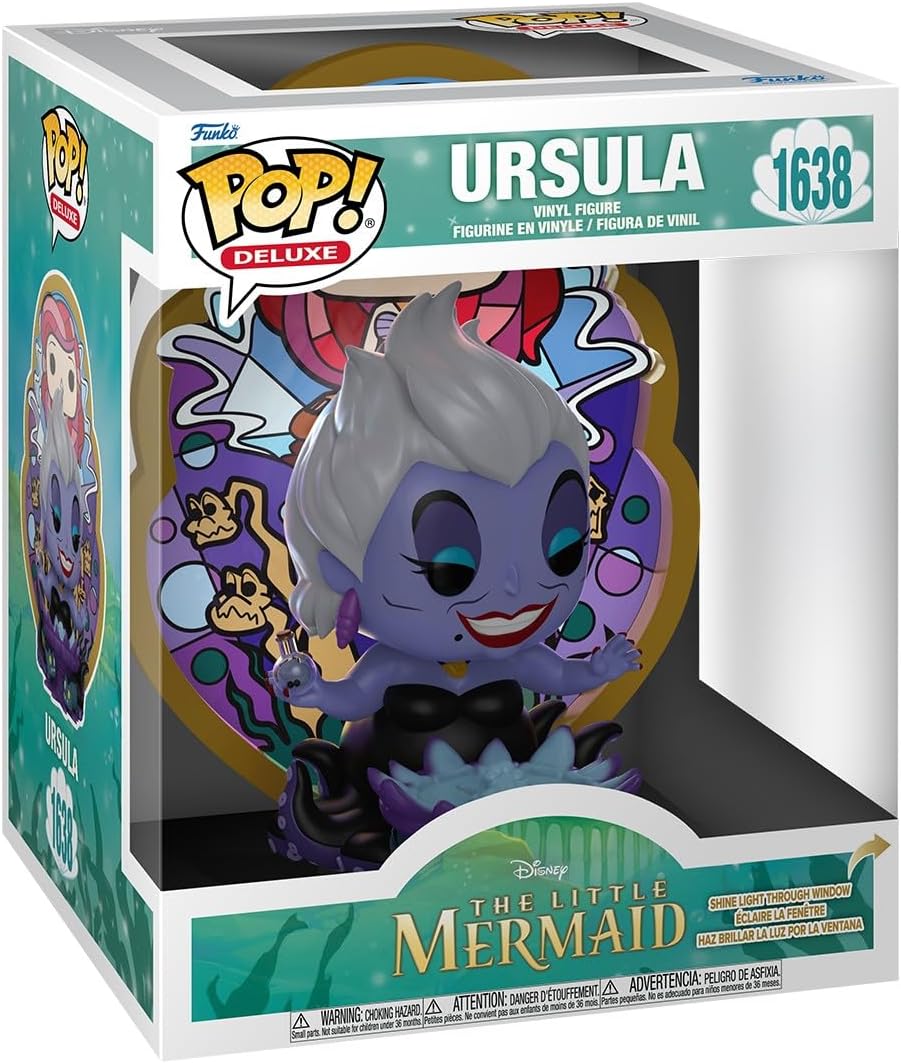 Funko Pop! Deluxe: Little Mermaid - Ursula - (Glass) - Collectible Vinyl Figure - Gift Idea - Official Merchandise - Toys for Children and Adults - Horror Fans