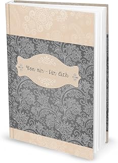 Logbuch-Verlag kleines Buch Ich liebe dich weil DIN A5 Notizbuch Partnergeschenk Jahrestag Hochzeit Liebesbeweis Geschenk für sie & ihn