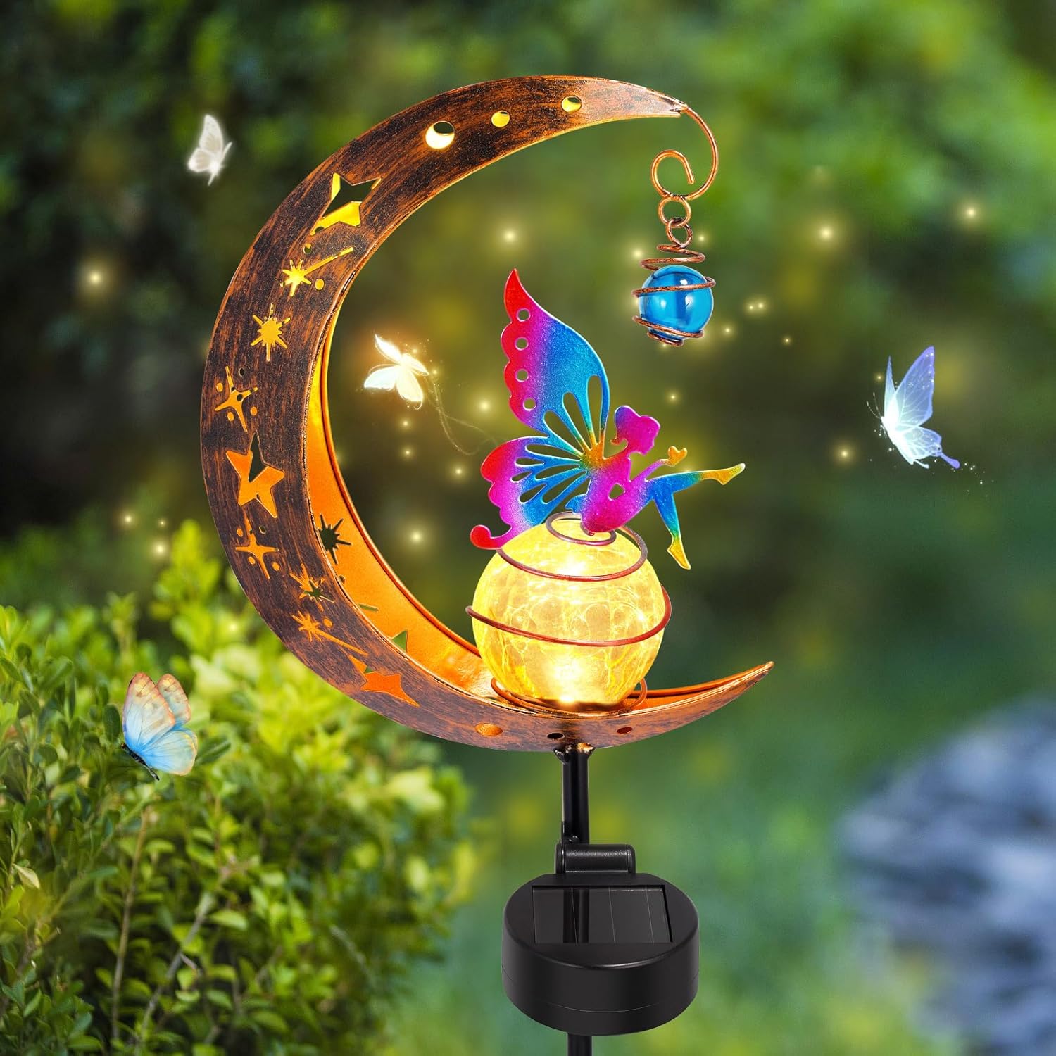 Cliplanyard Solar Lights Outdoor Garden Gifts, Solar Garden Ornaments