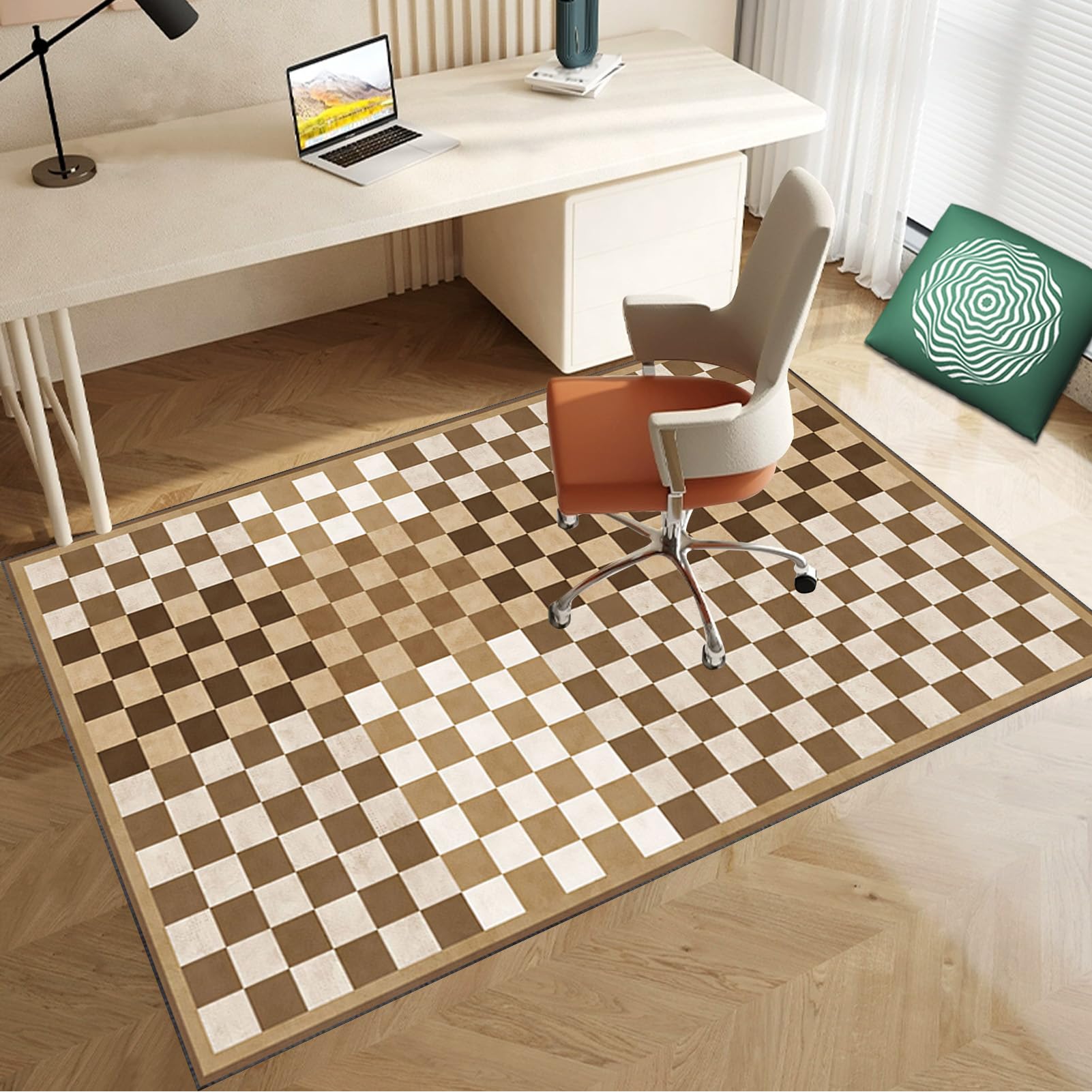 Office Chair Mat for Carpet & Hardwood Floors - 110 x 140 cm Non-slip Gaming Chair Mat for Office & Home Decor