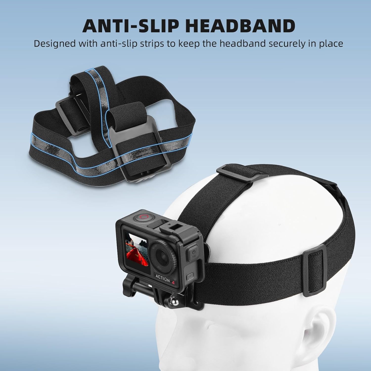 BRDRC Pocket 3 Suction Cup Mount & Go Pro Accessories Bundle, Car Windshield Holder with Head Chest Strap for GoPro Hero 9-13, for DJI Action 3-5, Insta 360 X3-X5