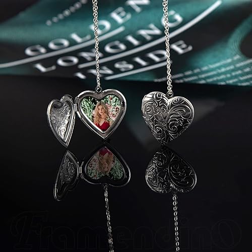 Miniatura 9 de Framendino, Colgantes con marco de fotos de corazón para hacer joyas