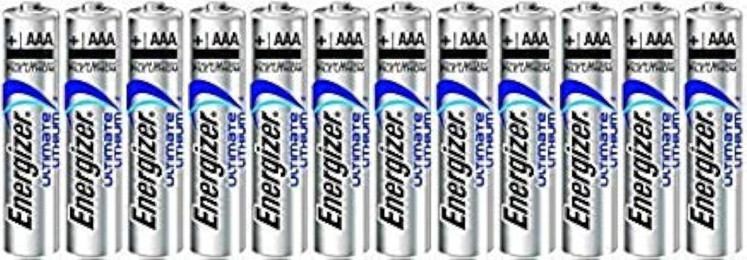 Energizer Ultimate Lithium AAA L92 Size Batteries - 12 Count (Pack of 1) -