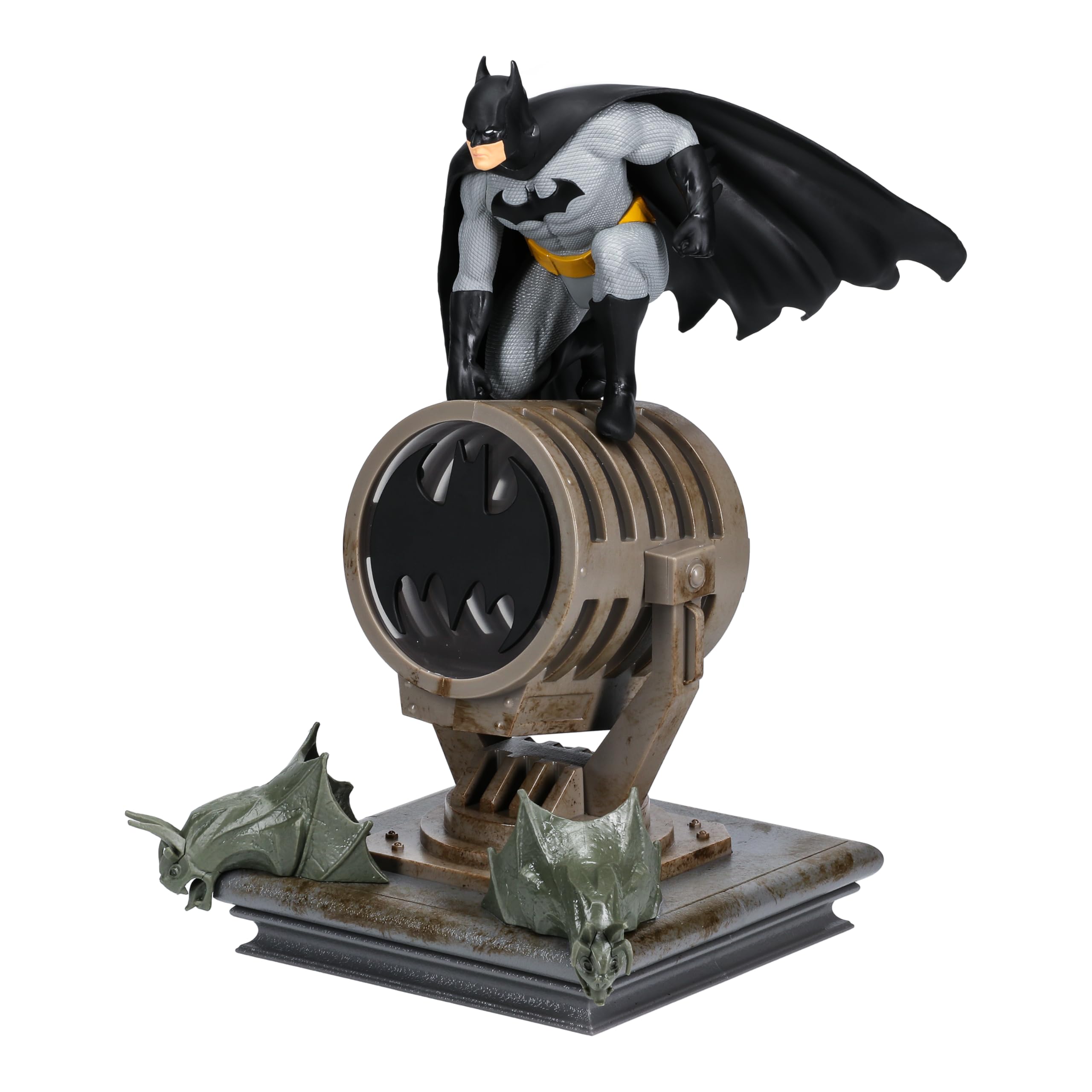 Lámpara figura Batman - Producto oficial DC Super Heroes, lámpara coleccionable de 27” LED, regalo para fans de DC Comics, alimentada por USB