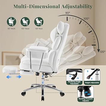 Executive Ergonomic Office Chair for Adults, Home Office