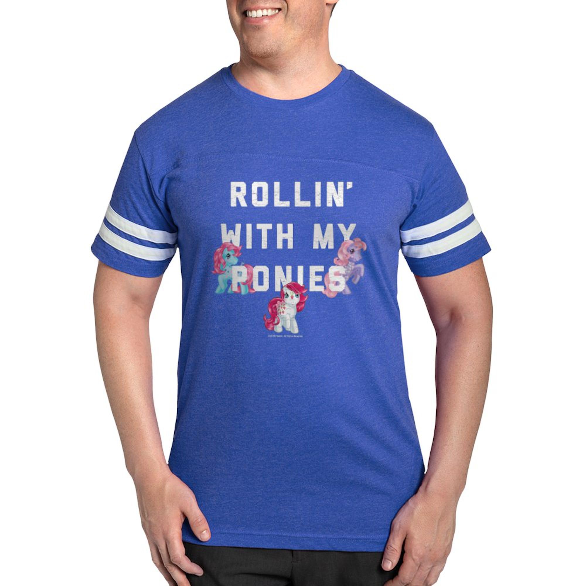 CafePress My Little Pony Rollin with My Mens Football Shirt Men's Football T-Shirt Royal Blue