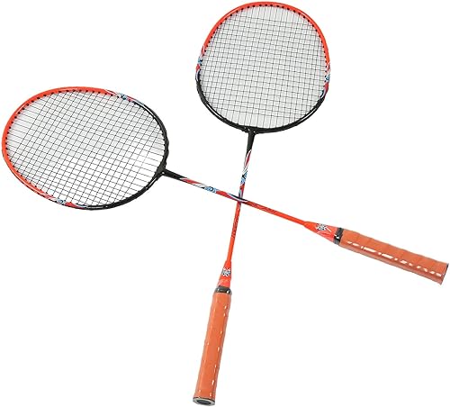 Miniatura 4 de 2 Player Badminton Rackets Set for Outdoor Backyard Games Recreational Game Beginners Badminton Racket Set Ferroalloy Integrated for Beginner