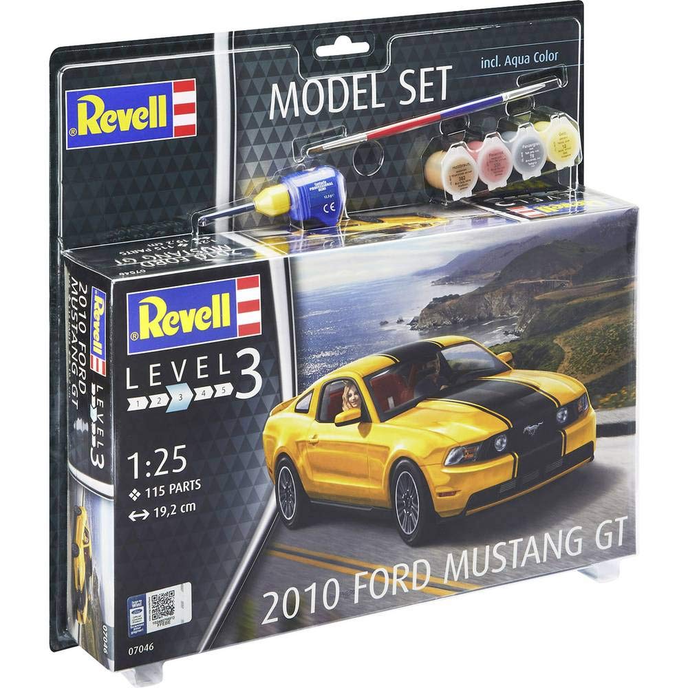 Revell Revell_67046 REV-67046 zestaw do modelu Ford Mustang GT zestaw modelarski + akcesoria