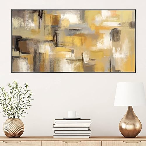 Miniatura 5 de Cuadro abstracto del paisaje de la ciudad impreso en lienzo. Cuadro de arte de pared de lienzo para la decoración del hogar de la sala de estar