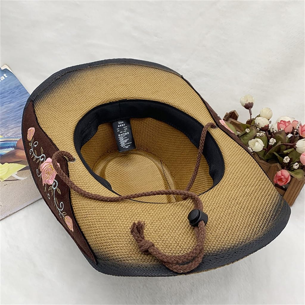 Western Cowboy hat sunshade spray paint worn men's outdoor sunscreen