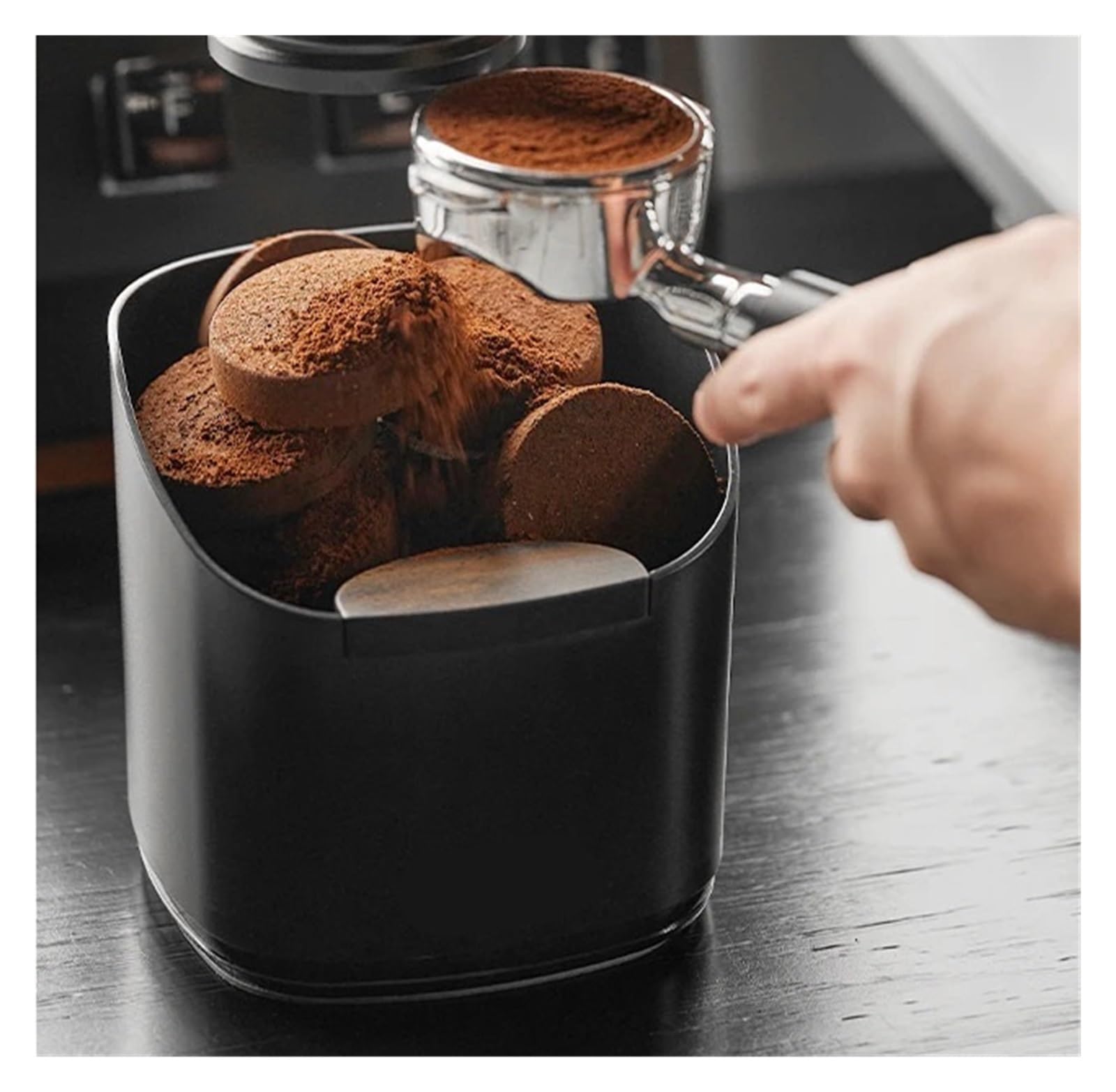 Busta for Caffè, Compatibile Con Breville, Contenitore for Fondi Di Caffè In ABS Con Fondo Antiscivolo, Accessorio for Barista for Uso Bar