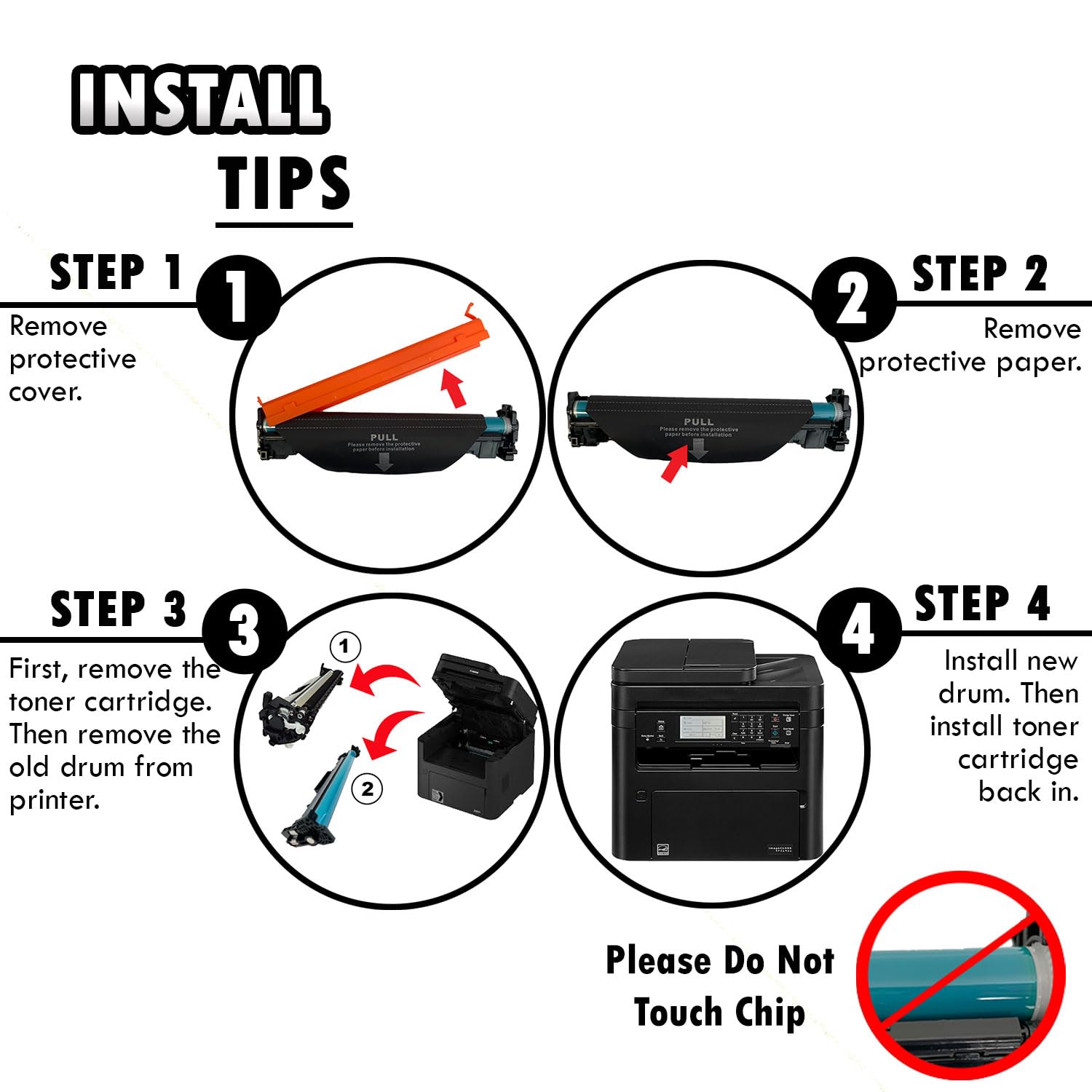 Inkfirst Compatible Drum Unit Replacement for Canon 051 imageCLASS