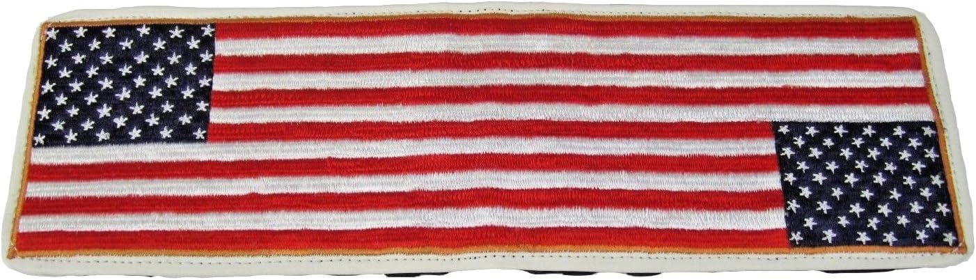 Sunfish Leather Golf Scorecard and Yardage Book Holder Team America USA Flag