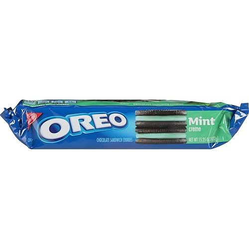 Miniatura 14 de OREO Galletas sándwich de chocolate con crema de menta, 15.2 onzas