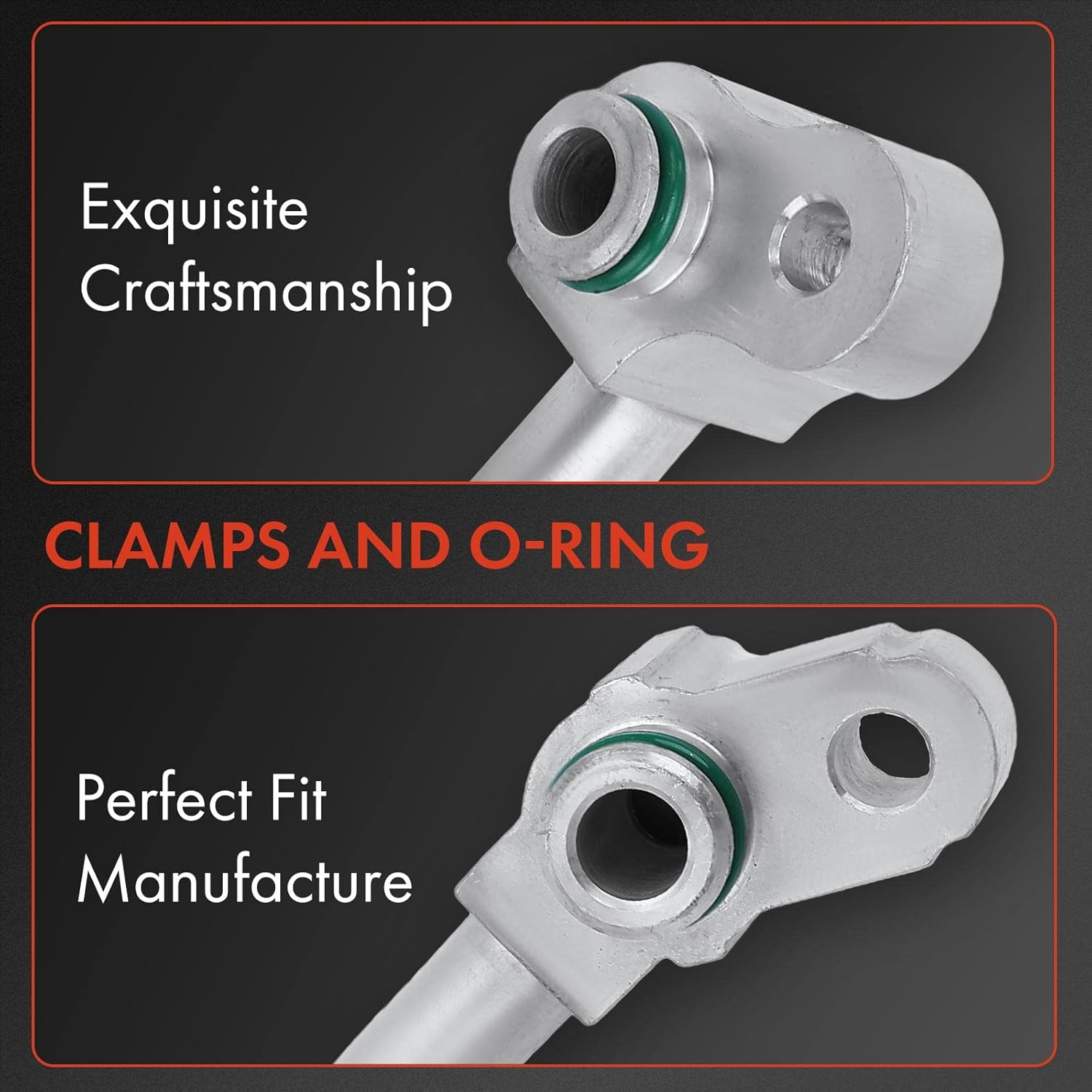 A-Premium A/C Discharge Line Hose Assembly Compatible with Scion xB, xA, 2005 2006, 1.5L, Compressor to Condenser