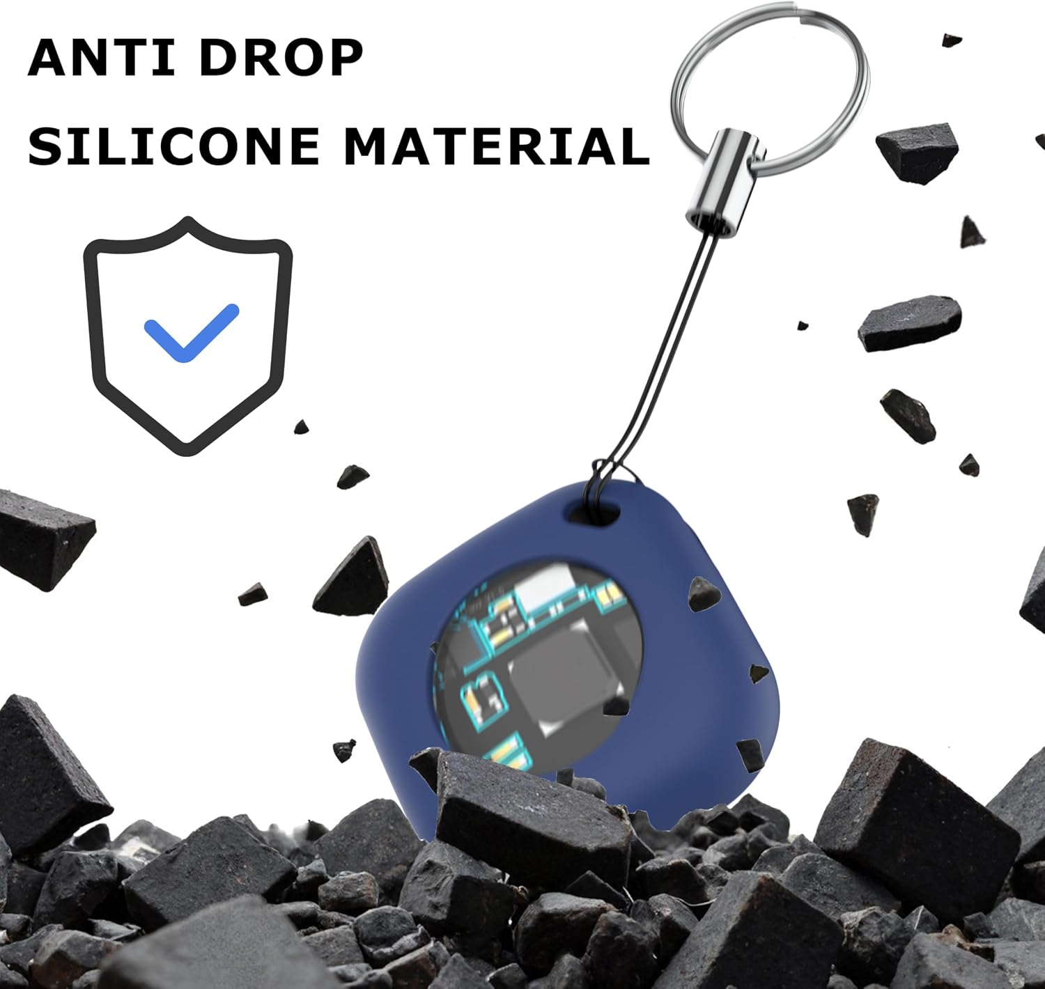 New Smart GPS Tracker [Apple MFi Certified] (iOS Only) | AppleTag Alternative | Replaceable Battery | for Keys, Bags, Luggage & More | Ultra Slim, Lightweight Design