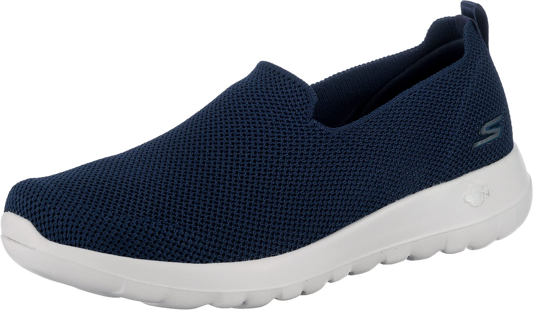 Amazon | Skechers womens Walking Sneaker, Navy/White, 5 Wide
