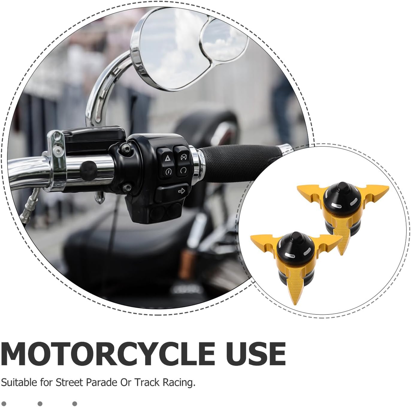 UPKOCH Motorcycle Frame Sliders Fork Cups Cnc Aluminum Crash Protection Set for Motorbike Front Forks Wheel Protector Compatible with Scooter and Moped