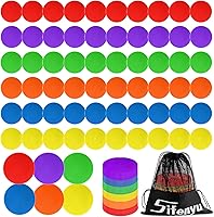 Vista 1 de Puntos de polietileno para suelo de gimnasio de 4.72 pulgadas, 6 pulgadas, 9 pulgadas, marcadores de puntos de polietileno de 9 pulgadas, 60 puntos