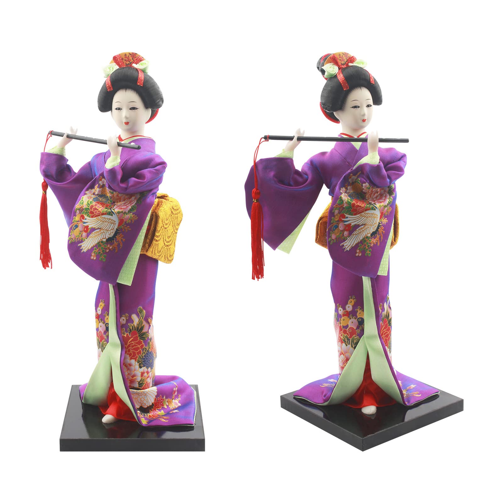 舞妓 日本人形 ガラス目 着物人形 和装 置物 もみじ柄のお着物の舞妓さん 日本人形 - N0808KAORU'S GALLERY | minne