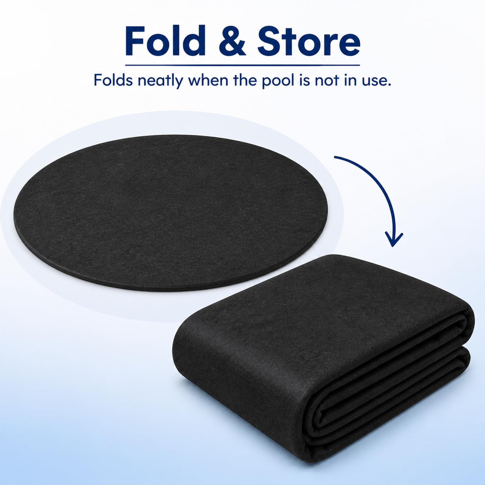Tapis De Sol Piscine ExtéRieur,Tapis De Sol Et De Protection Pour Piscine