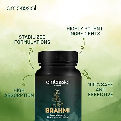 Miniatura 5 de AMBROSIAL Brahmi Cápsulas 500 mg Paquete de 1-60 Cápsulas