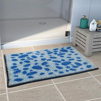 Athom Living Easy Home Designer Soft Anti Slip Bath Mat 38x58 cm Pack of 3