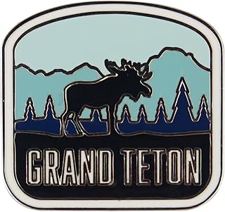 Vagabond Heart Grand Teton National Park Enamel Pin - Grand Teton Souvenir - Grand Teton Pin
