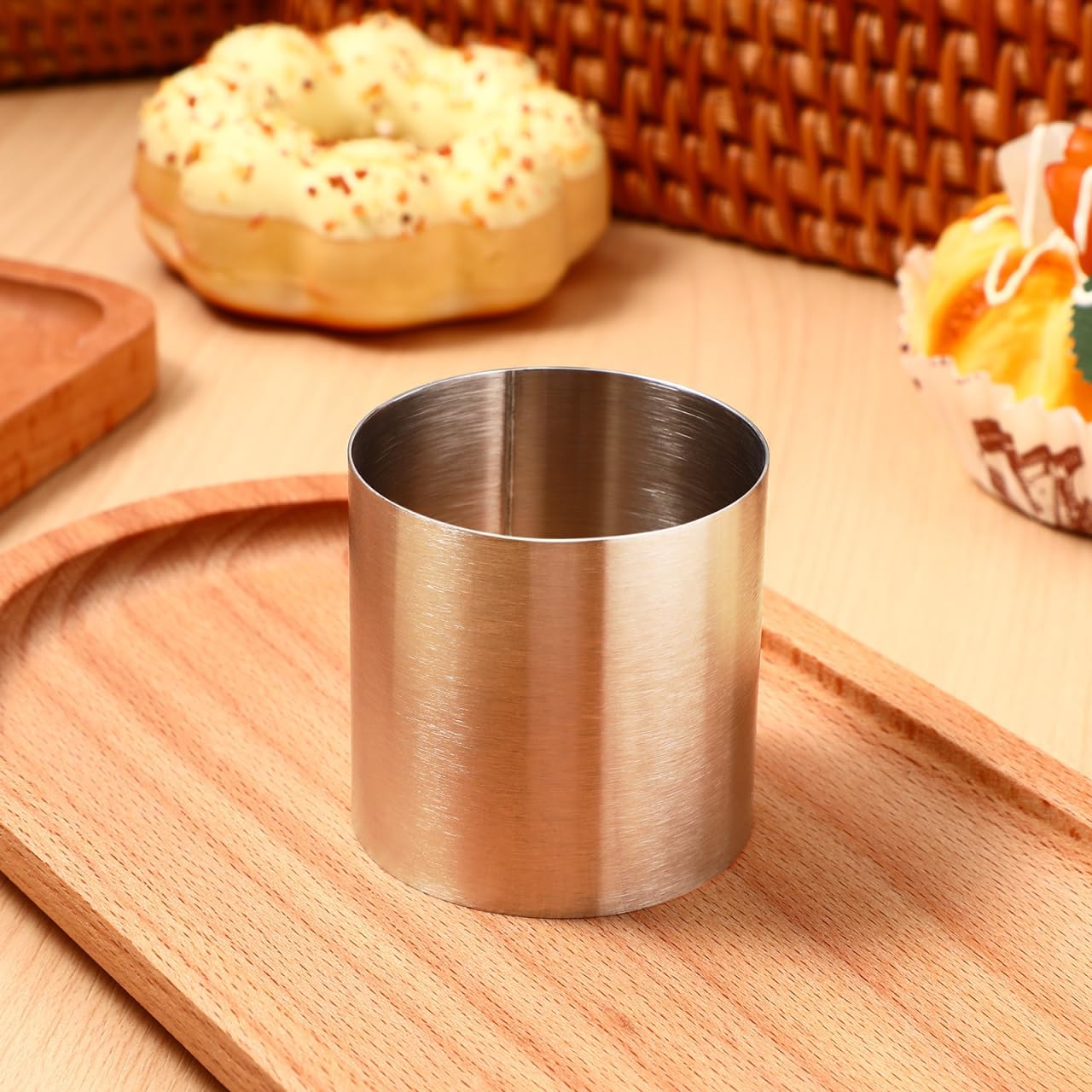 2インチ円クッキービスケットカッターセット – ステンレススチールラウンドPastry Cutters 【会社】 for Bis