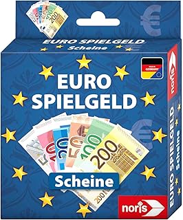 noris Spielgeld Scheine - geeignet als Spielset für Spielkassen, Kaufladen, rechnen Lernen, ab 3 Jahren