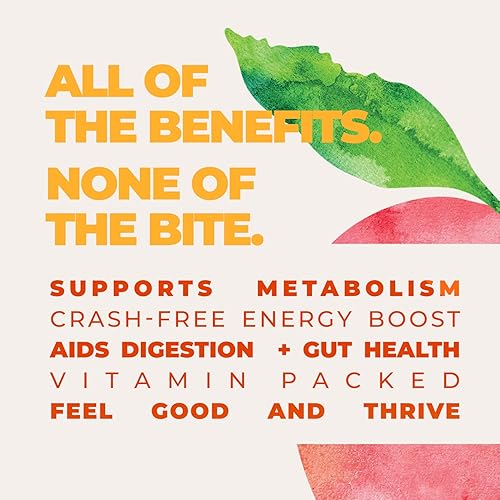 Miniatura 4 de Pureboost Superfoods Clean Energy Booster con vinagre de sidra de manzana. Mezcla de bebida energética refrescante con 1,000 mg de ACV con la madre.