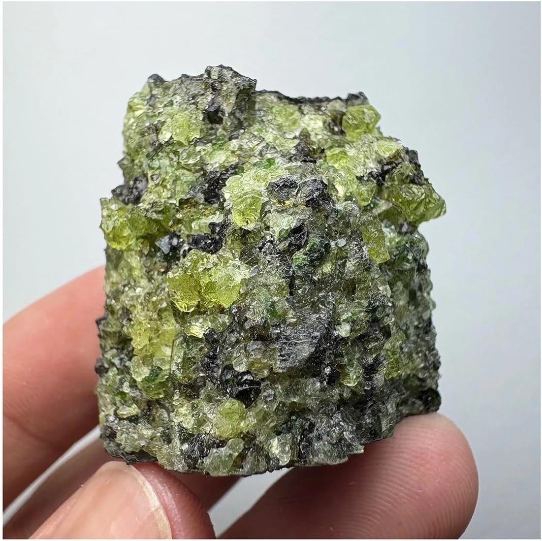 Crystal Stone Natural Raw Green Mineral Crystals Quartz Home Decor crystal stone holder necklace