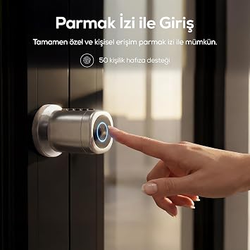 Xenon Smart Anahtarsız Akıllı Elektronik Silindir Kapı Kilidi ve Zigbee 3.0 & Wi-Fi & BLE Akıllı Ev Ağ Geçidi Kablosuz Bluetooth Mobil App Kontrollü Gateway Hub 2'li Set