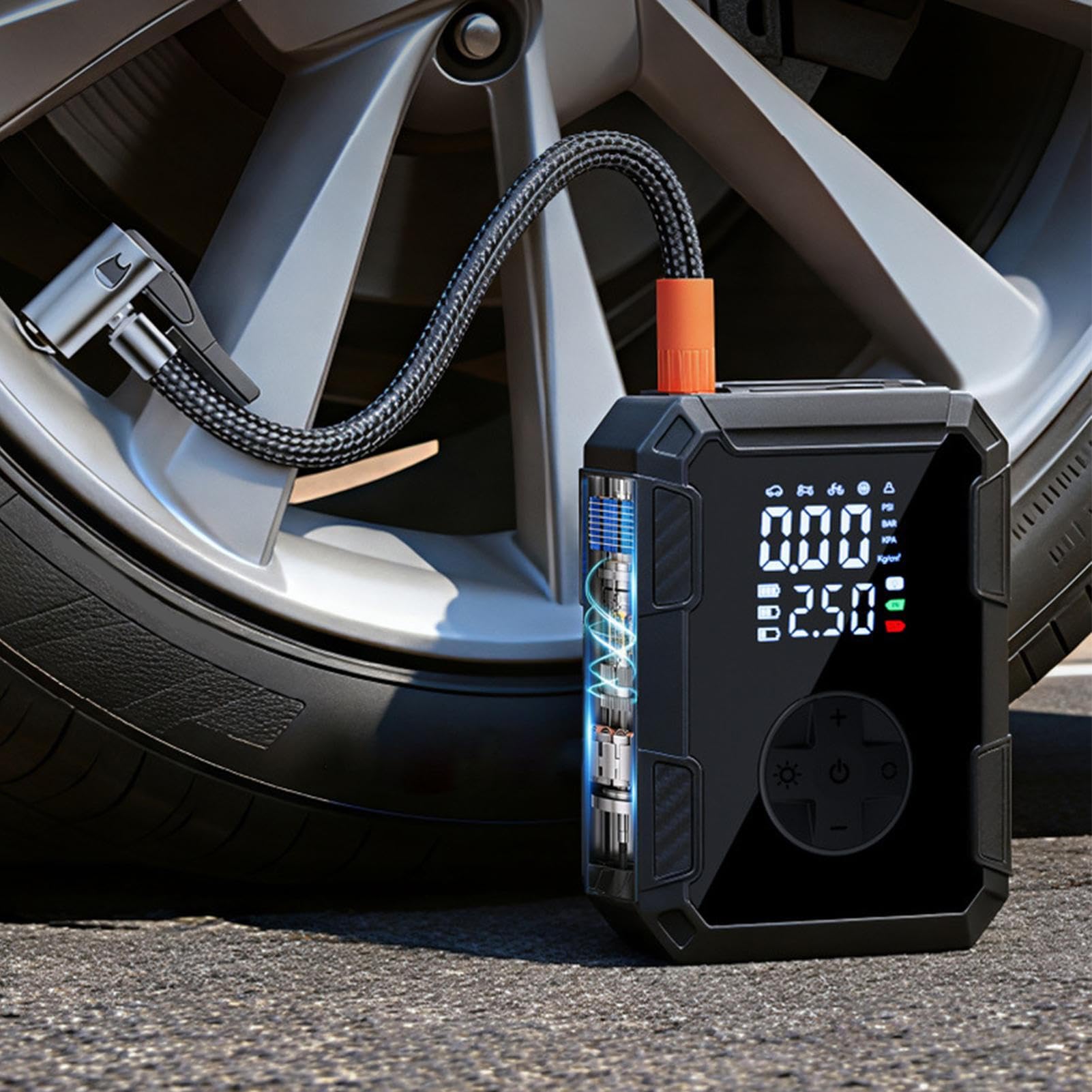 Gonfiatore Portatile Elettrico Senza Fili 150PSI