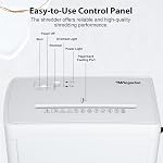 Wingwise 10 Sheets Paper Shredder for Home | Noise 40dB, P-4, 10 Mins, 2.6 gal