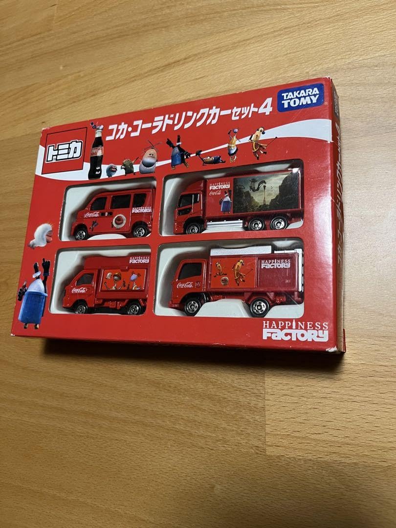 Amazon.co.jp: Tomica Coca Cola Drink Car Set 4 : Home & Kitchen