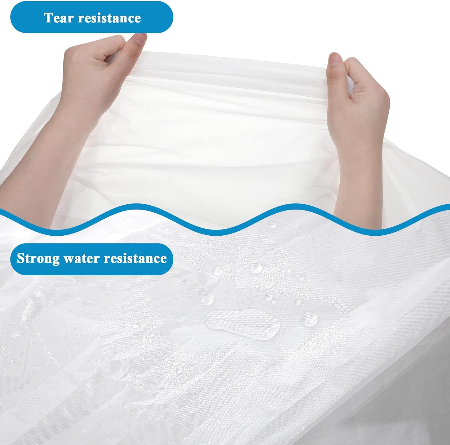 10 Pack Reusable Rain Ponchos for Adults Waterproof EVA Raincoats with Drawstring Hood Portable Rain Jackets Emergency Poncho for Outdoor Travel Camping Hiking - Image 5