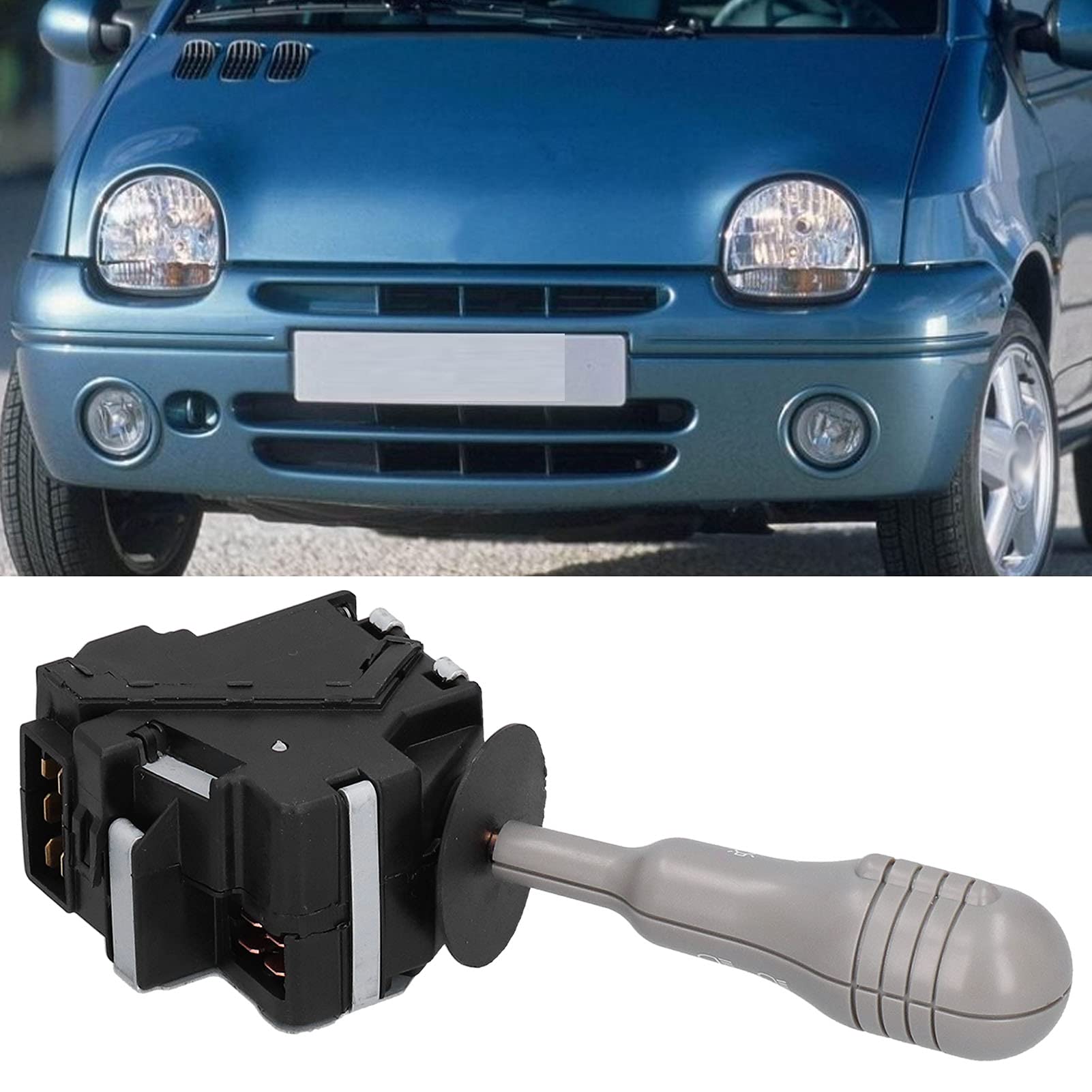 Lenksäulen-Blinkerschalterhebel, OEM 7701046629, Ersatzzubehör aus Hochwertigem Kunststoff, für Twingo C06 1.2 1993 Bis 2017-Modelle