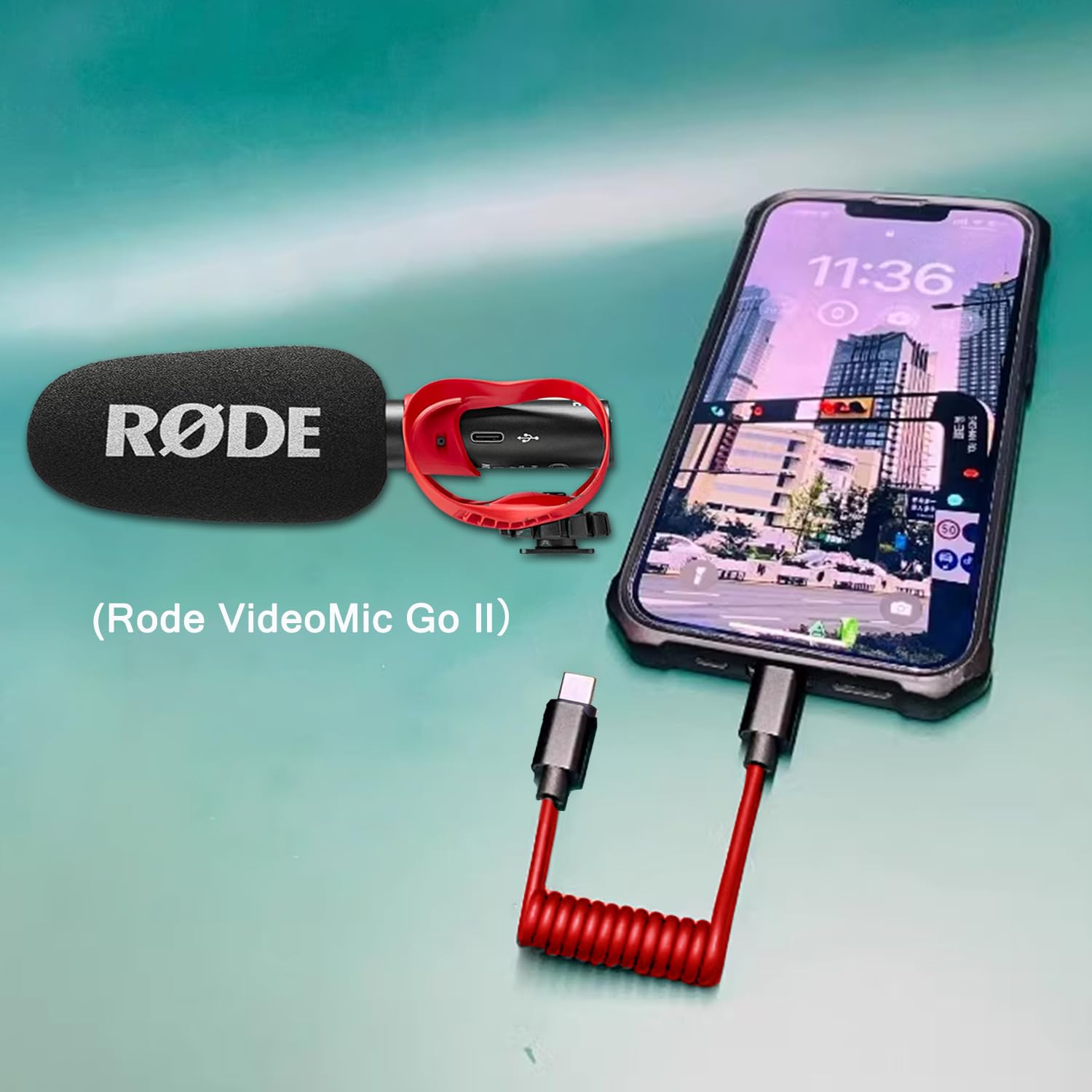 Amazon.com: TIEDXIOY USB C Microphone Cable for RODE VideoMic Go