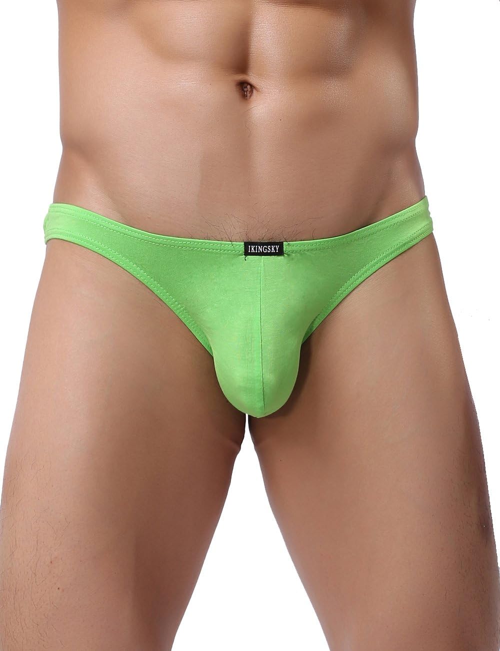 iKingsky Men's Soft Low Rise Bikini Underwear Sexy Mid Coverage Back Briefs - Image 5
