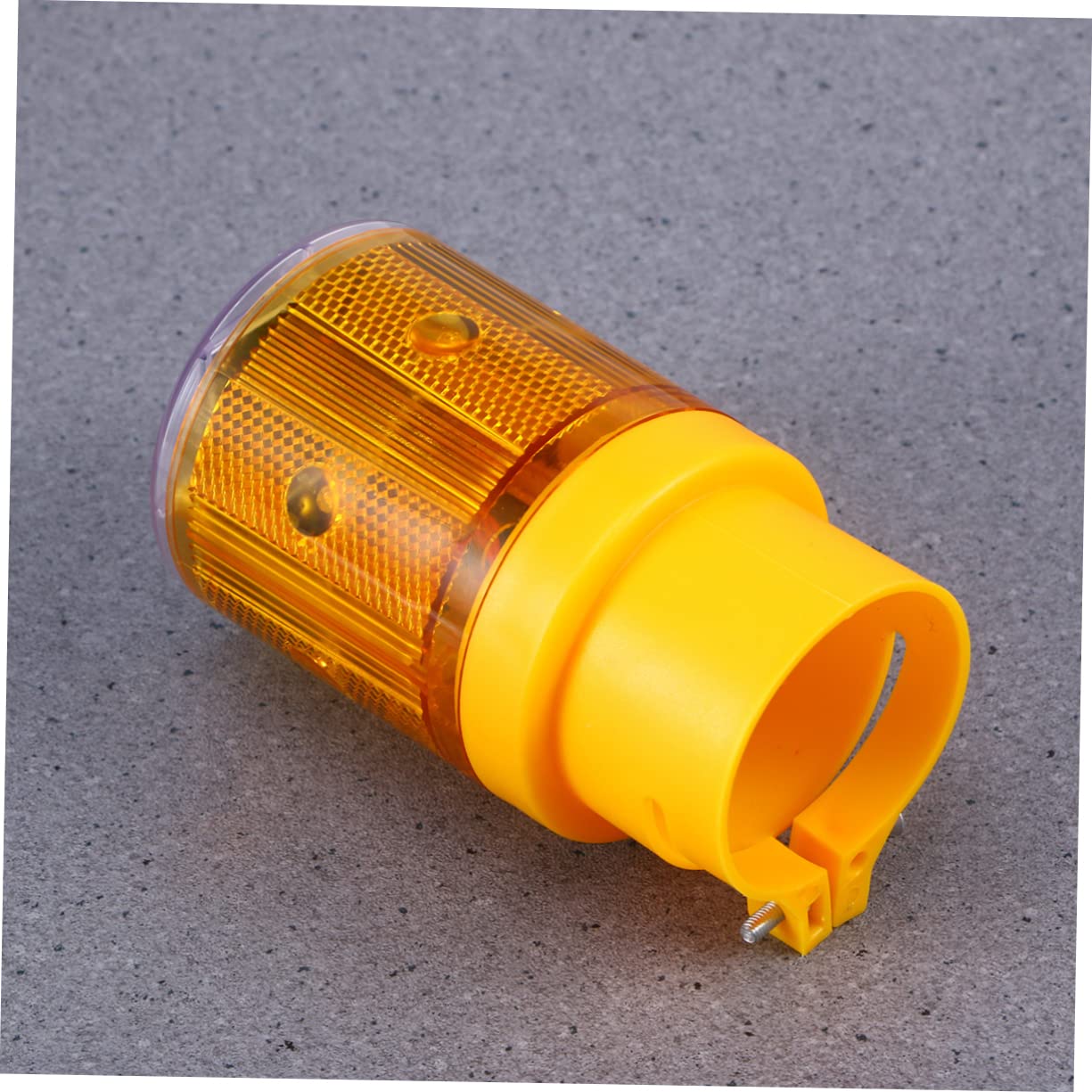 HAPINARY 2pcs Flashing Traffic Light Solar Warning Light Roadblock Emergency Powered Outdoor Sign Yellow Strobe Lights for Trucks Beacon Solar Strobe Lights Outdoor Work Light Strobe Orange