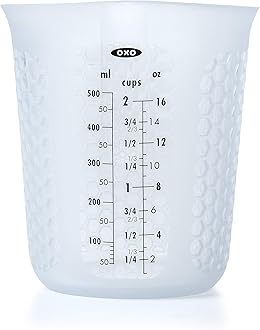 Good Grips 2-Cup Squeeze & Pour Silicone Measuring Cup with Stay-Cool Pattern