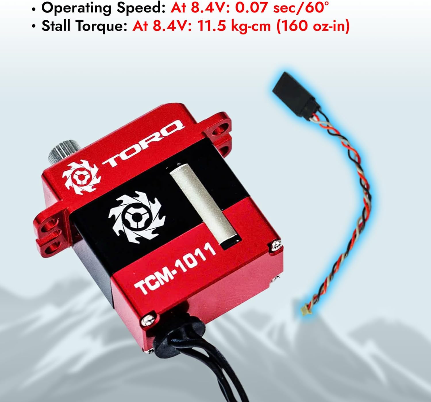 TORQ TCM-1011 Servo operating speed and stall torque