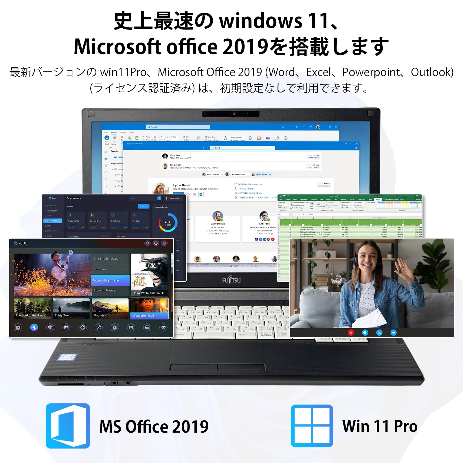 Amazon.co.jp: 【整備済み品】 富士通 ノートパソコン Lifebook A749/B