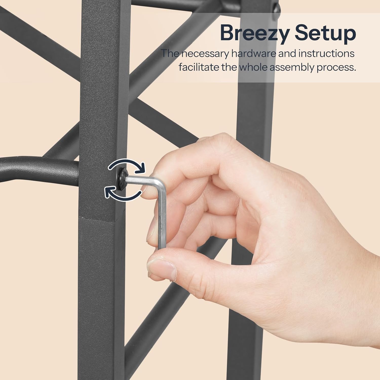 HOOBRO 5 Gallon Water Jug Holder 6 Bottles, Water Jug Rack, 3 Tier Water Bottle Holder with X-Shape Reinforcement, for Kitchen, Living Room, Office, Rustic Brown and Black BF03ST01 - Image 8