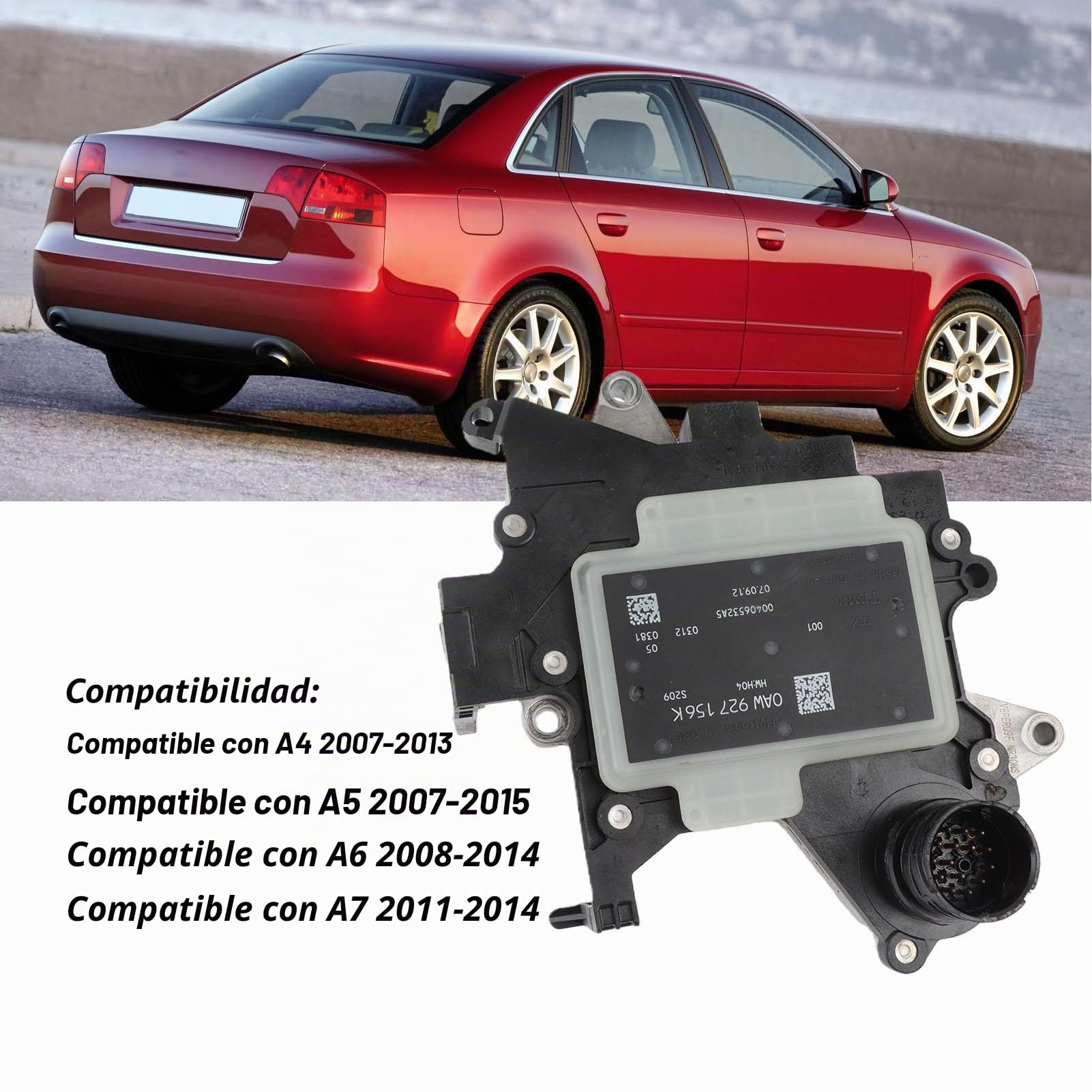 Unidad de Control de Transmisión, Unidad de Control de Transmisión Automática 0AW927156K Módulo TCU TCM de Caja de Cambios CVT de 8 Velocidades para A4 A5 A6 A7