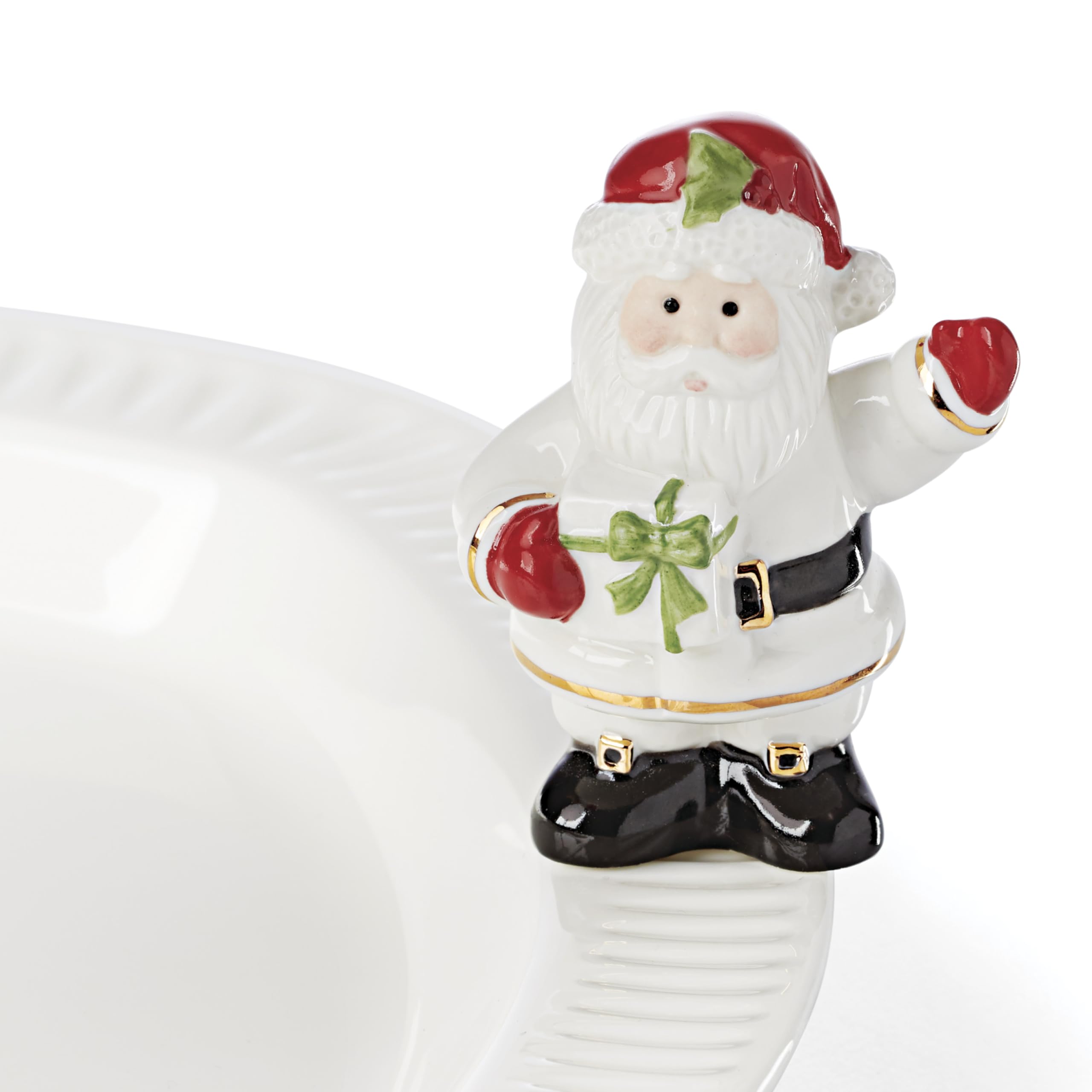 Lenox 894245 Profile Santa Popper, White, Christmas &amp; Holiday Hosting