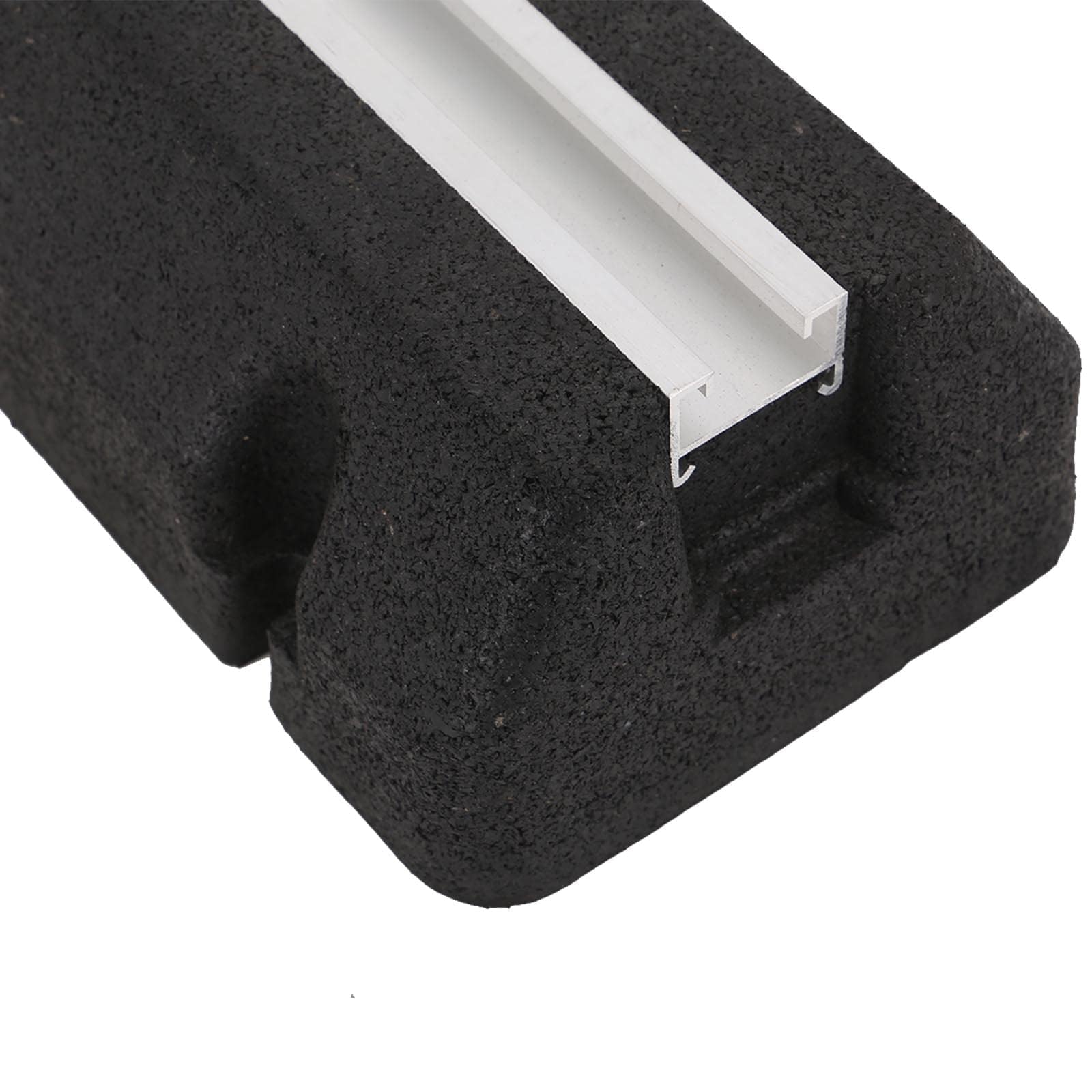 Dämpfungssockel aus Gummigranulat 600mm Vibrationsdämpfer Füße für Wärmepumpen Klimaanlagen Stoßdämpfende Bodenkonsole