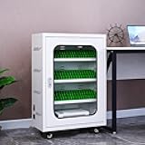 YLANMEI Charging and Sync Cabinet, Ultra Secure Charging and Storage Cabinet, with Space for Up to 12 to 60 Cell Phones,50Slots